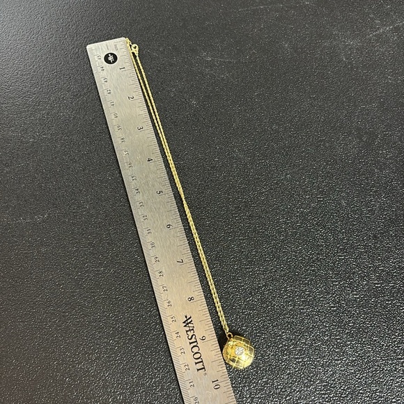 Signed Vintage Gold Rope Chain Northern Star Two Tone Pendant Necklace - Picture 6 of 6